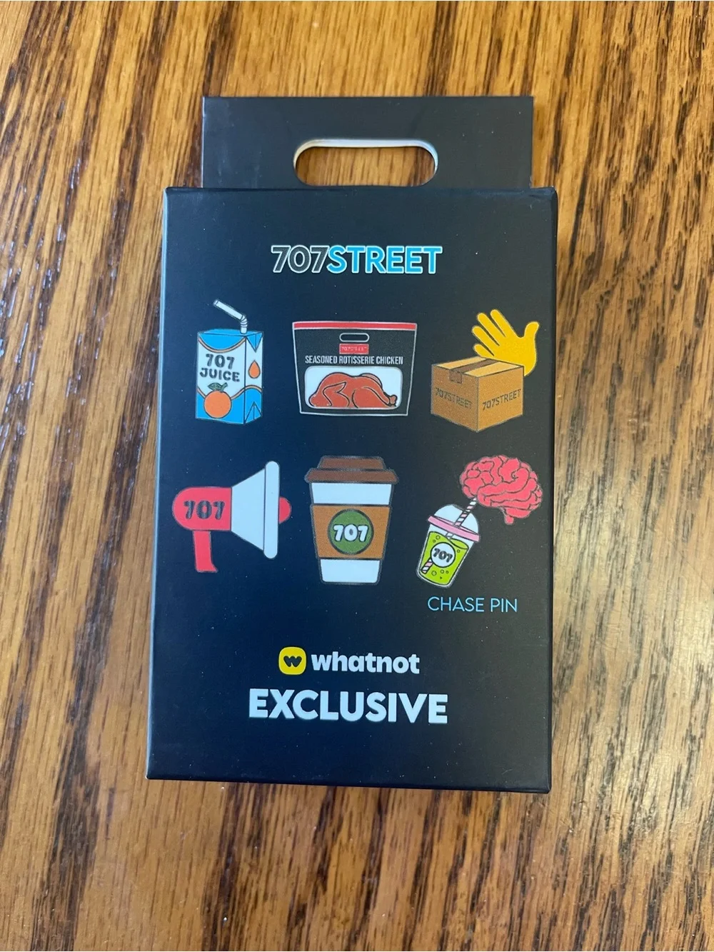 707STREET Black Exclusive Chase Pin Pack by whatnot